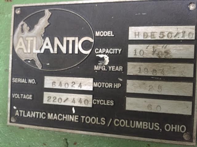 1/2" x 10' ATLANTIC ... (AUTOMATIC HYDRAULIC) PLATE SHEAR